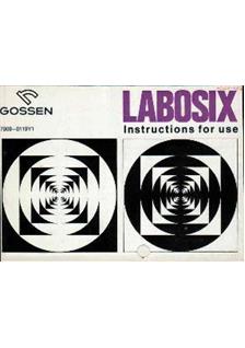 Gossen Labosix manual. Camera Instructions.